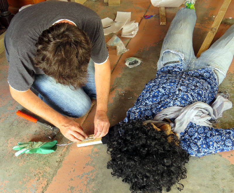 making a scarecrow