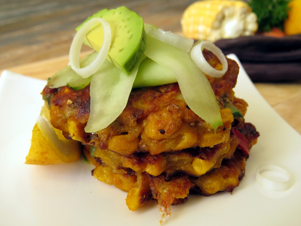 corn and green bean fritter