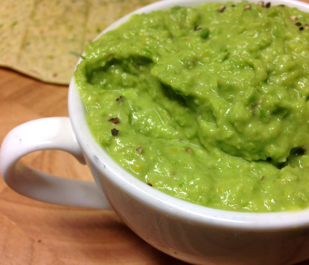 broad bean and pea dip