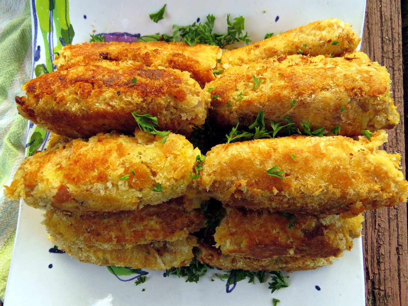 Smashed Potato & Tuna Croquettes