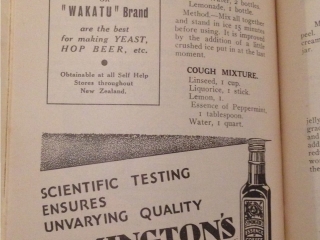 Self Help Cook Book advertising 1939: Symington's Self Help Cook Book advertising 1939: Symington's