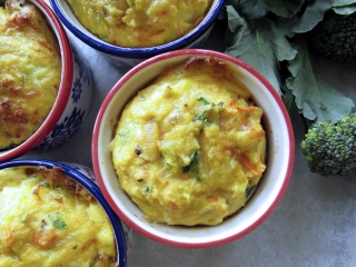 Love Food Hate Waste Cheesy Vegetable Ramekins