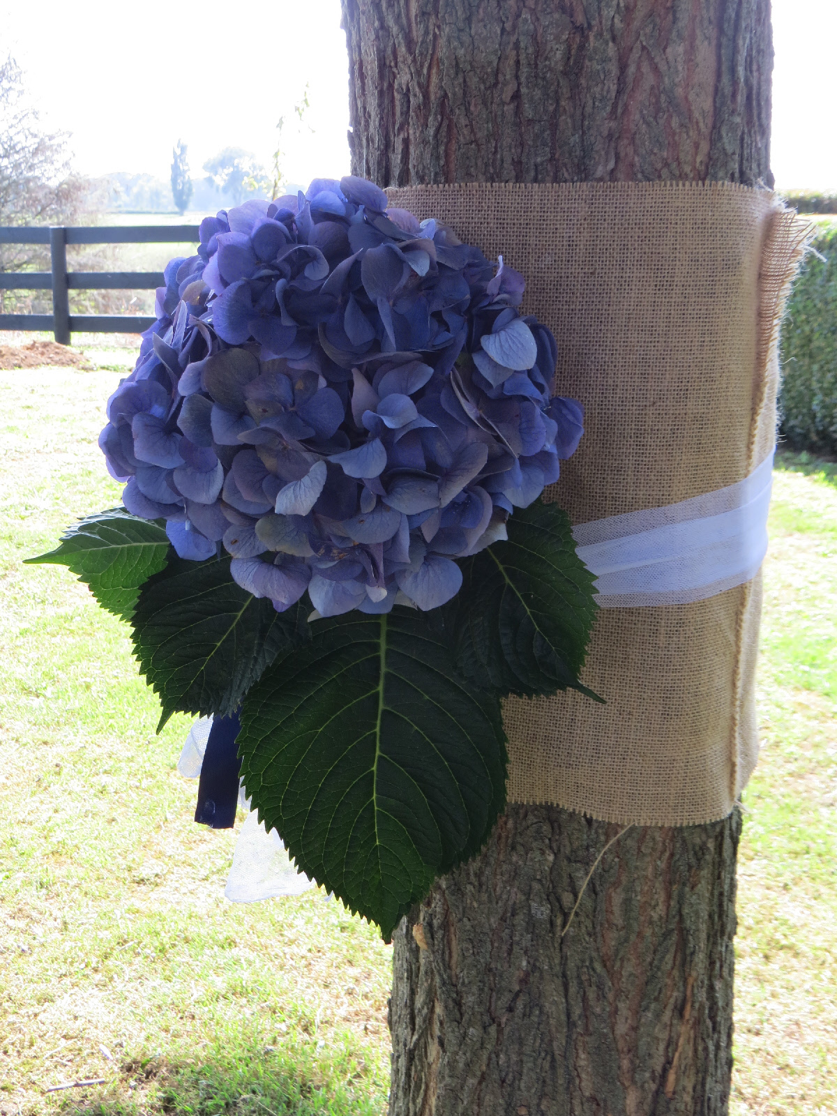 Outdoor wedding flower decoration