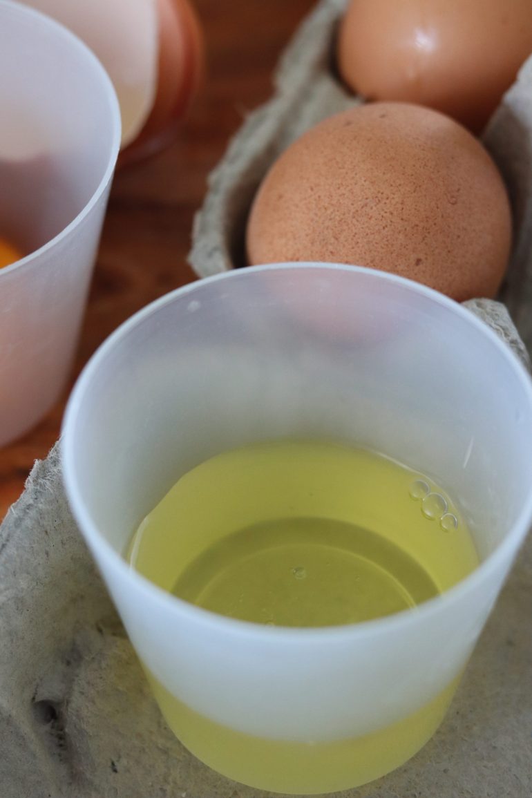 freezing egg whites