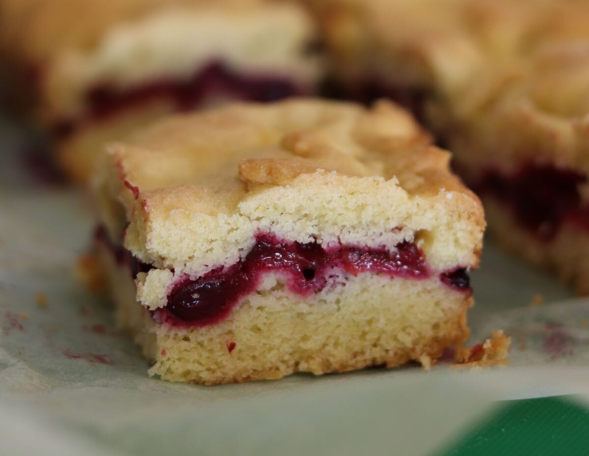 plum shortcake