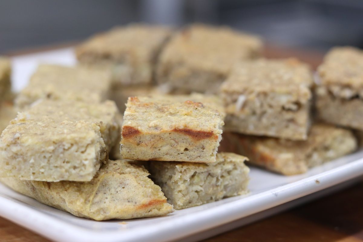3 ingredient banana oaty bites