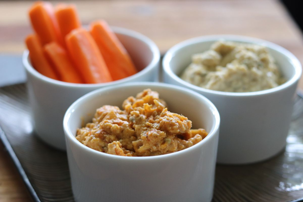 homemade chickpea dip
