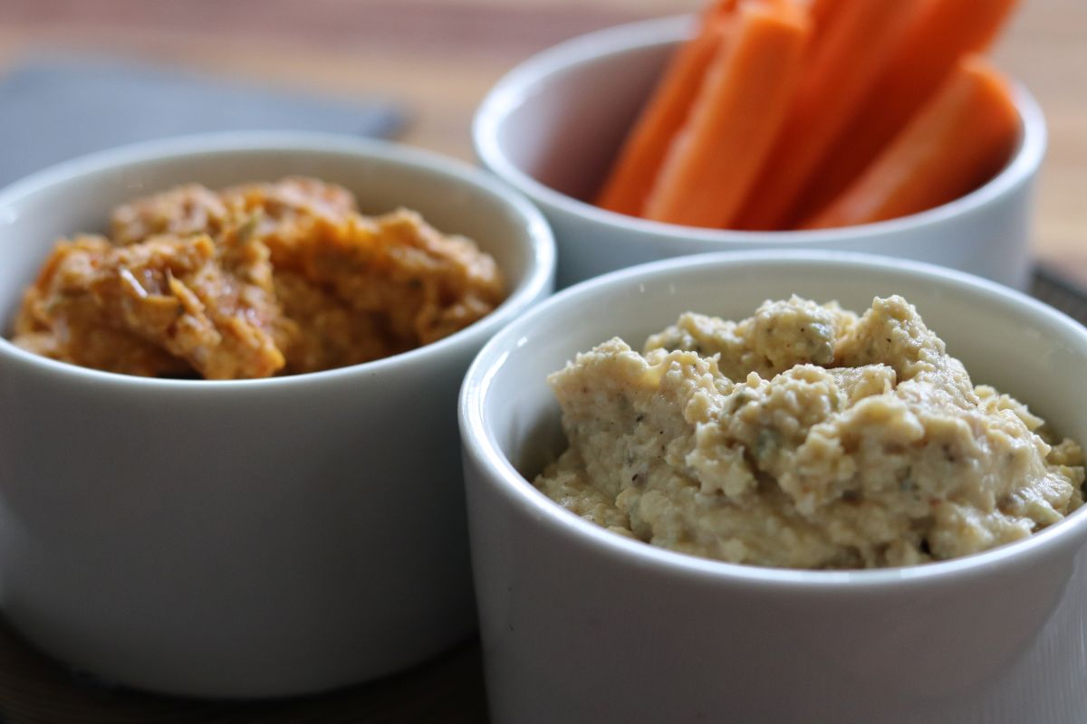 homemade chickpea dip