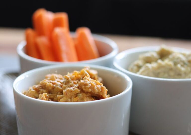 homemade chickpea dip