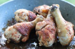 chicken drums with KFC-esque seasoning