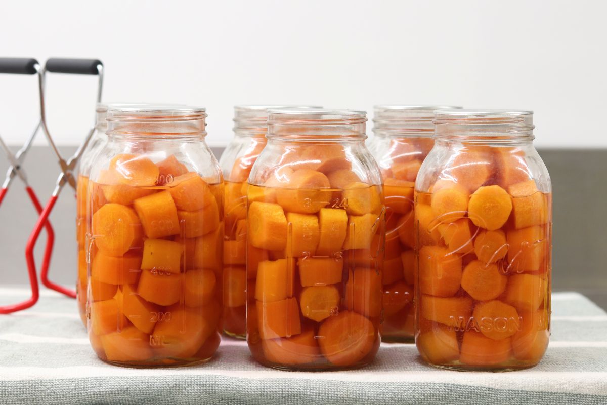 pressure canning carrots